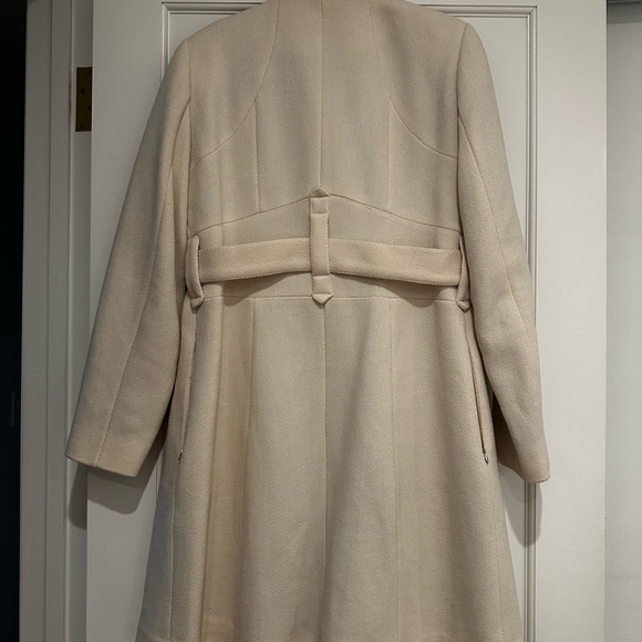 Calvin Klein Women's Cream Trench Coat - Picture 2 of 5